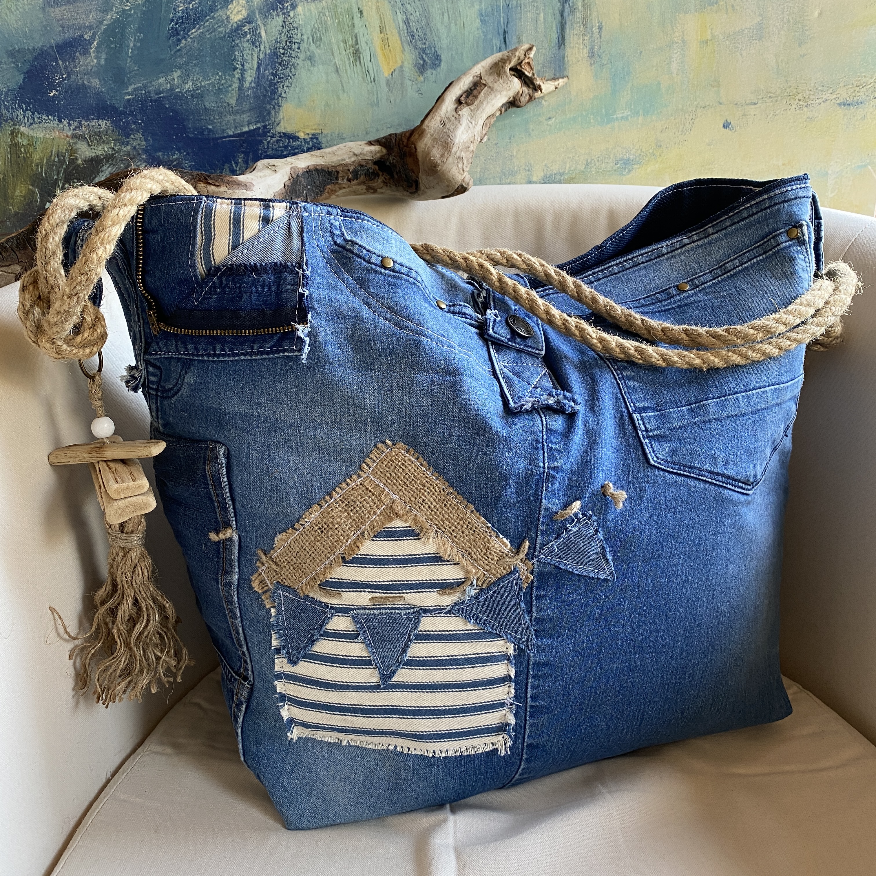 30 + Original Jeans Handbags | Denim Shoulder Bag For Ladies | Hand Bags  Ideas | Denim bag patterns, Upcycle jeans, Diy purse from jeans